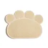 Alfombrilla para Mascotas con Huella de Pata Grande y Pequeña Alfombrilla de Gato de PVC Alfombrilla para Limpiar Pies Manteles Individuales para Mascotas Alfombrilla para Comer Alfombrilla para Limpiar Polvo Alfombrilla de Plástico