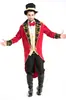 Disfraz de Pareja para Halloween Uniforme de Juego Cosplay Mago de Circo Domador de Animales Disfraz de Actuación