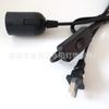 Cable de alimentación de 1.8 m con interruptor portalámparas E27 cable de alimentación E27 portalámparas para candelabro E27 cable de alimentación portalámparas E27