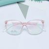 Tienda de gafas nicho de venta rápida TR90 miopía armazón de gafas para hombre y mujer venta al por mayor armazón pequeño presbicia gafas altamente decorativas Oval