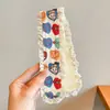 Presilhas de Cabelo Doces e Delicadas 2026 Novo Estilo Adesivos para Franja Atacado Presilhas de Cabelo Infantis Yiwu Estilo Francês Retrô Pastoral Adesivos Mágicos