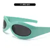 2025 Nuevas Gafas de Sol Transfronterizas Gafas de Sol Ojo de Gato para Hombre Gafas Deportivas de Moda para Mujer Ciclismo Gafas Retro Personalizadas Venta al por Mayor