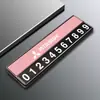 Adecuado para Mitsubishi Outlander Pajero Placa de Matrícula Placa de Estacionamiento Número de Teléfono del Coche Placa de Matrícula Móvil Decoración Interior