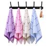 Color toalla fábrica mayoreo hogar adulto niños toalla facial suave absorbente para hombre y mujer toalla facial toalla de regalo