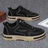 Zapatos de hombre otoño e invierno casual zapatos de trabajo británicos de corte bajo botas Martin resistentes al desgaste antideslizantes protección laboral zapatos de trabajo suela gruesa antideslizantes