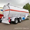 Remolque Cisterna para Exportación Diésel Gasolina Transporte Tanque de Líquidos Aleación de Aluminio Camión Cisterna Transporte de Material en Polvo