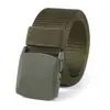 Cinturón Táctico para Exteriores de Entrenamiento Militar, No Metálico, No Magnético, Cinturón con Hebilla de Plástico Estilo Antiguo Amigable para Revistas de Seguridad