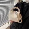 Bolsa Feminina 2024 Verão Nova Moda All-match Pequena Super Popular Bolsa de Ombro Moda Popular Crossbody Balde Bolsa