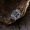 Anillo Abierto Personalizado con Patrón Cruzado Xiangxu para Hombres, Vintage, Audaz, Moderno, Punk, Anillo para Dedo Índice, Directo del Fabricante