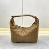 Primavera y Verano de Alta Gama Nuevo Mini Bolso Lonchera de Alta Gama Bolso de Mujer Bolso para Almuerzo Bolso Sobaco Bolso Satchel Bolso Tejido de Cuero Genuino