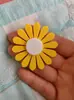 Tecido Não Tecido Girassol Adesivos de Tecido de Girassol Acessórios de Joias Presilha de Cabelo Materiais Manuais DIY Acessórios Decorativos Flores de Feltro