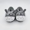 Lindas pantuflas de pareja Totoro japonés invierno hogar interior pantuflas de algodón felpa hogar cálido pantuflas de felpa