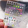 Tamagotchi Vintage Tamagotchi Adesivos para Unhas Jelly em Estoque Maçã 17 Adesivos Traseiros Adesivos de Lente Animal de Estimação Eletrônico