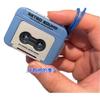 Llavero grabador retro, minicinta, bolso colgante, grabable, reproducible, música, nuevo y extraño juguete.