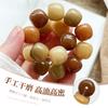 Pulsera de Semillas de Bodhi Xiaohongshu Envuelta Alrededor del Dedo Suave Color Café Leche Degradado Raíz de Bodhi Wenwan Placa de Cuentas de Buda Pulsera de Juego para Mujeres Venta al por Mayor