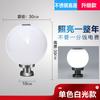 Luminária de Cabeça Solar para Coluna de Pátio 2024 Luminária de Parede para Villa Luminária Redonda para Coluna LED Liga/Desliga Porta Externa X20