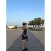 Moda Femenina 2026 Vestido de Tirantes Estampado Vintage Ajustado Nuevo Estilo Europeo y Americano Estilo Ins Vestido de Tirantes