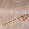 Espada de Siete Estrellas de Latón Completo Hongda Grande Sólida Espada Dragón y Tigre Tianshi Adornos de Espada Tabú Jing Zhen de Mirto Púrpura de Bronce