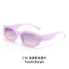 Gafas de Sol Cuadradas Transfronterizas 2025 Retro Polígono Tendencia Gafas de Sol Moda Tendencia Imprescindible para Chicas Calientes Fotografía Callejera