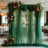 Cortinas de Malla, Decoraciones de Arco de Boda de Malla para Jardín Estilo Americano, Tela Transparente para Arreglo de Fondo de Fiesta de Cumpleaños, Tela de Gasa