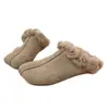 2026 Sapatilhas Casuais Quadradas de Bico Quadrado com Fundo Plano Temperamento Retro Cobertura para Cabelo Cacheado Sapatilhas Preguiçosas Modernas Versáteis Sapatos de Algodão Fosco