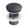 Desagüe Emergente para Lavabo Hideep con Rebosadero Antiolor Oro Rosa Lavabo con Cabezal de Desagüe de Cesta