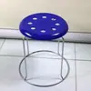 Taburete Redondo para el Hogar, Taburete de Plástico Reforzado, Taburete de Plástico Engrosado para Adultos, Mesa de Comedor, Oficina Comercial, Taburete de Puesto, Simple y Moderno