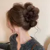 Pin de Flor de Felpa Maillard, Pin de Tiburón Femenino y Versátil 2025 Nuevo Pin de Pelo de Gama Alta Accesorios para el Cabello Otoño