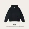 2025 Más Vendido Otoño Estilo Americano Básico Peso Pesado Felpa con Capucha Sudadera para Hombre Color Sólido Sudadera para Pareja Venta al por Mayor