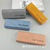 Nova Cor Mudando Logotipo Armação De Couro Óculos Caixa Moda Simples Retro Caixa Artesanal Caixa Portátil Resistente À Compressão