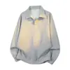 2026 Novo Estilo Moletom com Gola Camisa Manga Longa Masculina Camiseta Masculina Primavera e Outono Nova Camisa Polo Top Casual