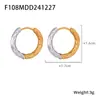 Rueda de la fortuna personalidad niche temperamento pendientes versátiles moda pendientes de lujo acero inoxidable chapado en oro de 18k joyería mujer
