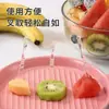 Garfos de Fruta Descartáveis, 100 Peças, Plástico de Grau Alimentício, Garfinhos Fofos, Palitos de Fruta Portáteis, Garfos para Bolo e Sobremesa