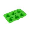 Molde de Silicone Natalino de 6 Peças Transfronteiriço Silicone Alimentício Cola de Assar Fondant Pudim Árvore de Natal Molde de Bolo de Silicone
