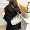 Bolso Femenino de Moda Nuevo Otoño 2026, Elegante Bolso de Hombro de Lunares Fresco, Lindo Bolso Almohada, Bolso de Hombro para Mujer