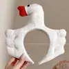 Faixas de cabelo da moda para meninas, perfeitas para outono e inverno, com um design fofo e divertido, apresentando orelhas de gato de desenho animado, e versáteis o suficiente para combinar com qualquer roupa.