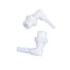 Codo de Rosca Interna de 2 Puntos de Plástico PP Codo de Rosca Interna Articulación de Pagoda Adaptador de Rosca Interna en Forma de L