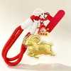 Pingente de ouro puro 999, modelo novo, Ano da Ovelha, para celulares, bolsas e chaveiros, brindes promocionais de loja para atrair clientes