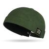 Gorro estilo hip hop de estilo callejero con etiqueta de tela de primavera, personalizado para hombres y mujeres, estilo yuppie, combinable con todo, de piel de melón, estilo Tang, transfronterizo.