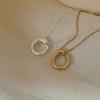 Según el fin de semana, cadena para la clavícula de plata de ley S925, brote de frijol simple, cadena para la clavícula de moda nicho, temperamento japonés y coreano, todo-partido, cadena para la clavícula popular en línea