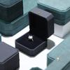 Joyero octogonal de PU, joyero, joyero, joyero, caja para anillos, pendientes, collares, almacenamiento de joyas, joyero, venta al por mayor