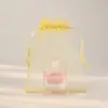 Sacos de Organza Prontos para Joias e Presentes, Embalagem Perfumada com Jasmim, Sacos de Malha à Prova de Insetos Frutíferos com Logo Personalizado
