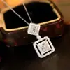 Collar de Cao Shi de Alta Gama para Celebridades, Best-Seller en Amazon para Mujeres, Gargantilla Geométrica de Lujo Ligero a la Moda, Venta Directa del Fabricante