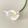 Material PU Mini Lírio Calla Flor Artificial Buquê de Casamento Decoração de Banquete Decoração de Casa Adereços Florais