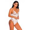 Body ajustado transparente a rayas, Lencería sexy tipo camisola de estilo europeo y americano de comercio exterior, Suministro transfronterizo de Temu