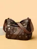 Bolsa Tote de Couro Macio de Alta Qualidade, Multicamadas, Grande Capacidade, para Mulheres, Nova Coleção Outono/Inverno 2025, Bolsa de Ombro/Transversal para Mães de Meia-Idade