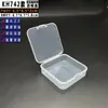 Zihuo Modelo 742 Caja Cuadrada Transparente PP Caja Pequeña Vacía Caja de Plástico Empaque de Juguete Piezas Caja de Almacenamiento Lego