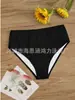 AliExpress Amazon Nuevos Bañadores Triángulo para Mujer Cintura Alta Punto Europeo y Americano Retro Adelgazantes Multicolor Alta Elasticidad