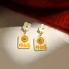 Nuevos Pendientes Rojos de Año Nuevo 2026, Pendientes del Zodiaco del Año del Caballo, Lindos y Festivos, Accesorios para Orejas de Riqueza y Prosperidad