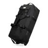 Mochila de viaje para exteriores de gran capacidad, bolsa de equipaje, bolsa de viaje portátil con ruedas, bolsa de almacenamiento plegable para camping